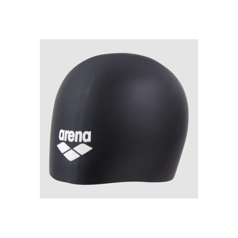 ARENA LONG HAIR CAP BLACK-WHITE