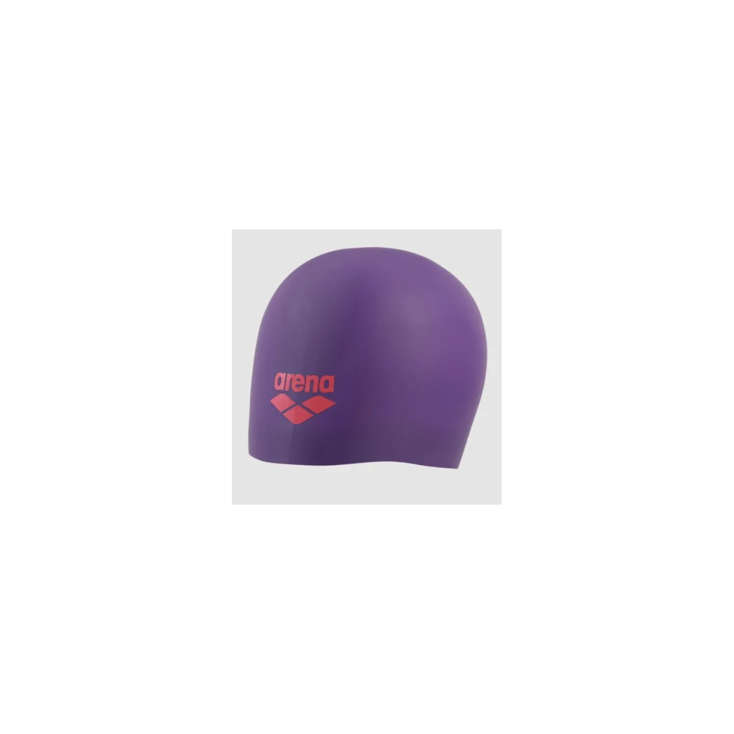 ARENA LONG HAIR CAP PLUM-BRIGHT_CORAL