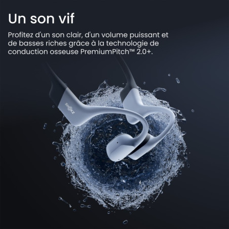 Casque MP3 Shokz Rouge - OPENSWIM PRO