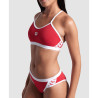 WOMEN'S ARENA ICONS BIKINI CROSS BACK SO RED-WHITE