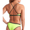 WOMEN'S ARENA ICONS BIKINI CROSS BACK SO ARTIC LIME-DARK SAGE