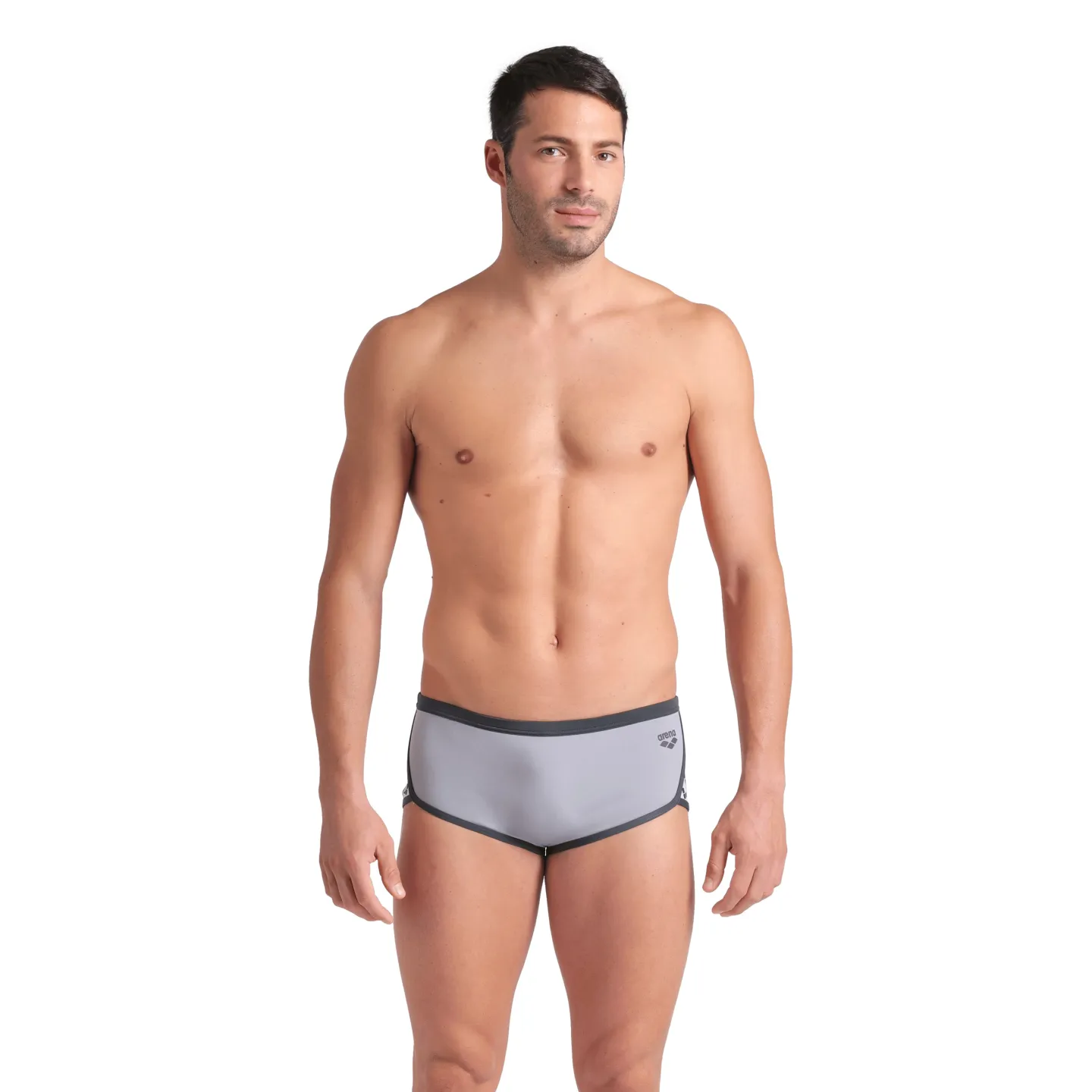 MEN'S ARENA ICONS SWIM LOW WAIST SHORT SEA FOAM-ASPHALT
