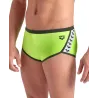 MEN'S ARENA ICONS SWIM LOW WAIST SHORT ARTIC LIME-DARK SAGE