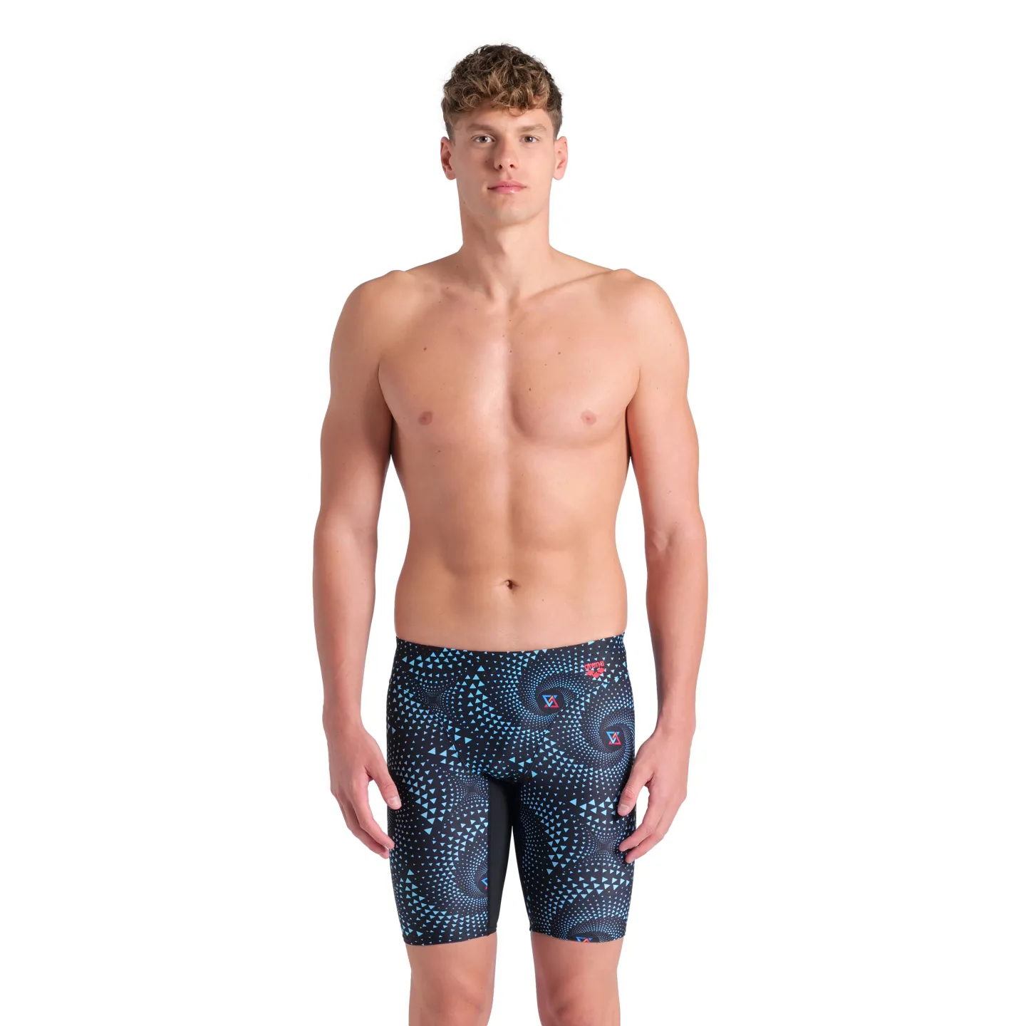 MEN'S ARENA FIREFLOW SWIM JAMMER BLACK BLACK MULTI