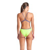 WOMEN'S SWIMSUIT LACE BACK SOLID ARTIC ARTIC LIME-FUTURE DUSK