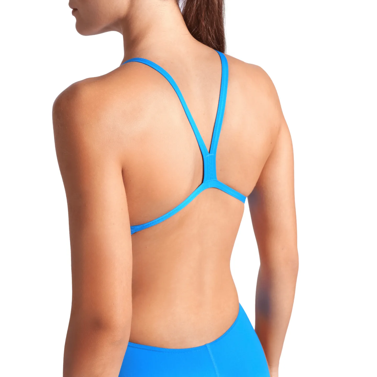 WOMEN'S TEAM SWIMSUIT CHALLENGE SOLID BL