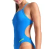 WOMEN'S TEAM SWIMSUIT CHALLENGE SOLID BL