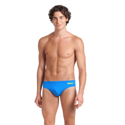 MEN'S TEAM SWIM BRIEFS SOLID BLUE RIVER-