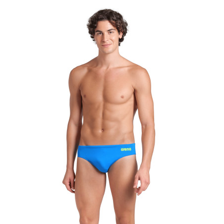 MEN'S TEAM SWIM BRIEFS SOLID BLUE RIVER-