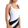 WOMEN'S ARENA SWIMSUIT LILIANA U BACK BLACK-WHITE