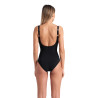 WOMEN'S ARENA SWIMSUIT LILIANA U BACK BLACK-WHITE