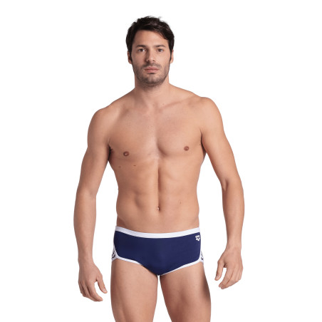 Maillot de Bain MEN'S ARENA ICONS SWIM LOW WAIST SHORT S NAVY-WHITE