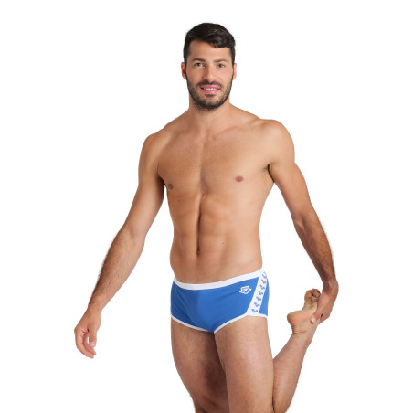 Maillot de Bain MEN'S ARENA ICONS SWIM LOW WAIST SHORT SOLID BLUE-WHITE (copie)