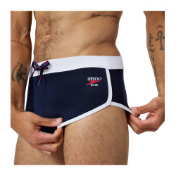 ECO JETSTREAM RETRO LOGO BRIEF NAV/WHI