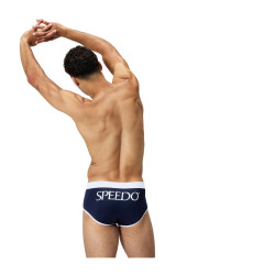 ECO JETSTREAM RETRO LOGO BRIEF NAV/WHI