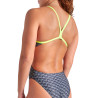 WOMEN'S ARENA MONOGRAM SWIMSUIT CHALLENG DARK SAGE