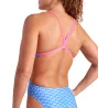 WOMEN'S ARENA MONOGRAM SWIMSUIT CHALLENG BLUE RIVER