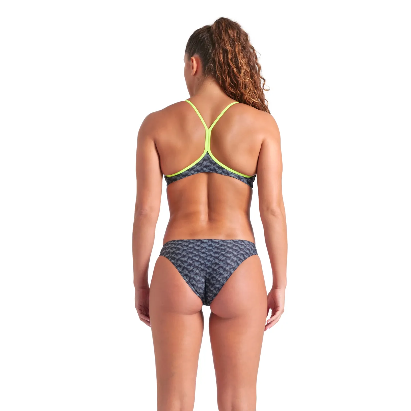 WOMEN'S ARENA MONOGRAM BIKINI BANDEAU DA