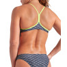 WOMEN'S ARENA MONOGRAM BIKINI BANDEAU DA