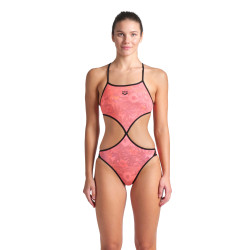 WOMEN'S ARENA TWIST'N'MIX SWIMSUIT BLACK