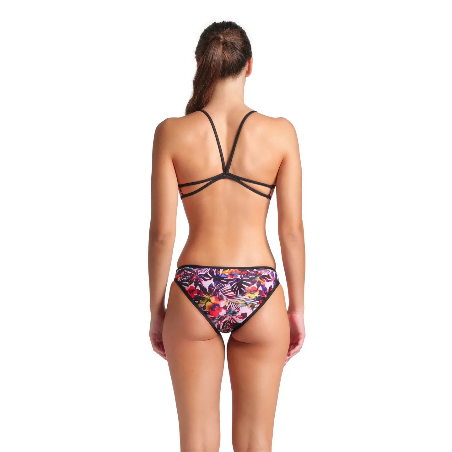 WOMEN'S ARENA TWIST'N'MIX SWIMSUIT BLACK