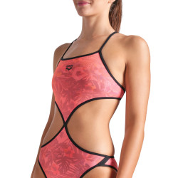 WOMEN'S ARENA TWIST'N'MIX SWIMSUIT BLACK