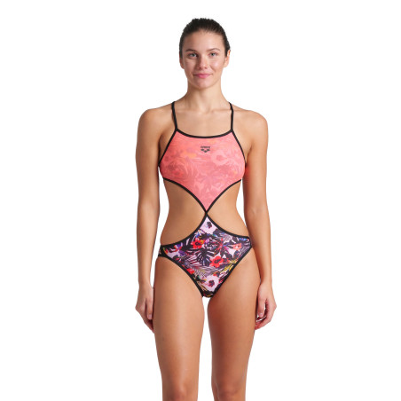 WOMEN'S ARENA TWIST'N'MIX SWIMSUIT BLACK