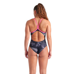 WOMEN'S ARENA FROZEN LEAVE SWIMSUIT LIGH