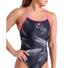 WOMEN'S ARENA FROZEN LEAVE SWIMSUIT LIGH