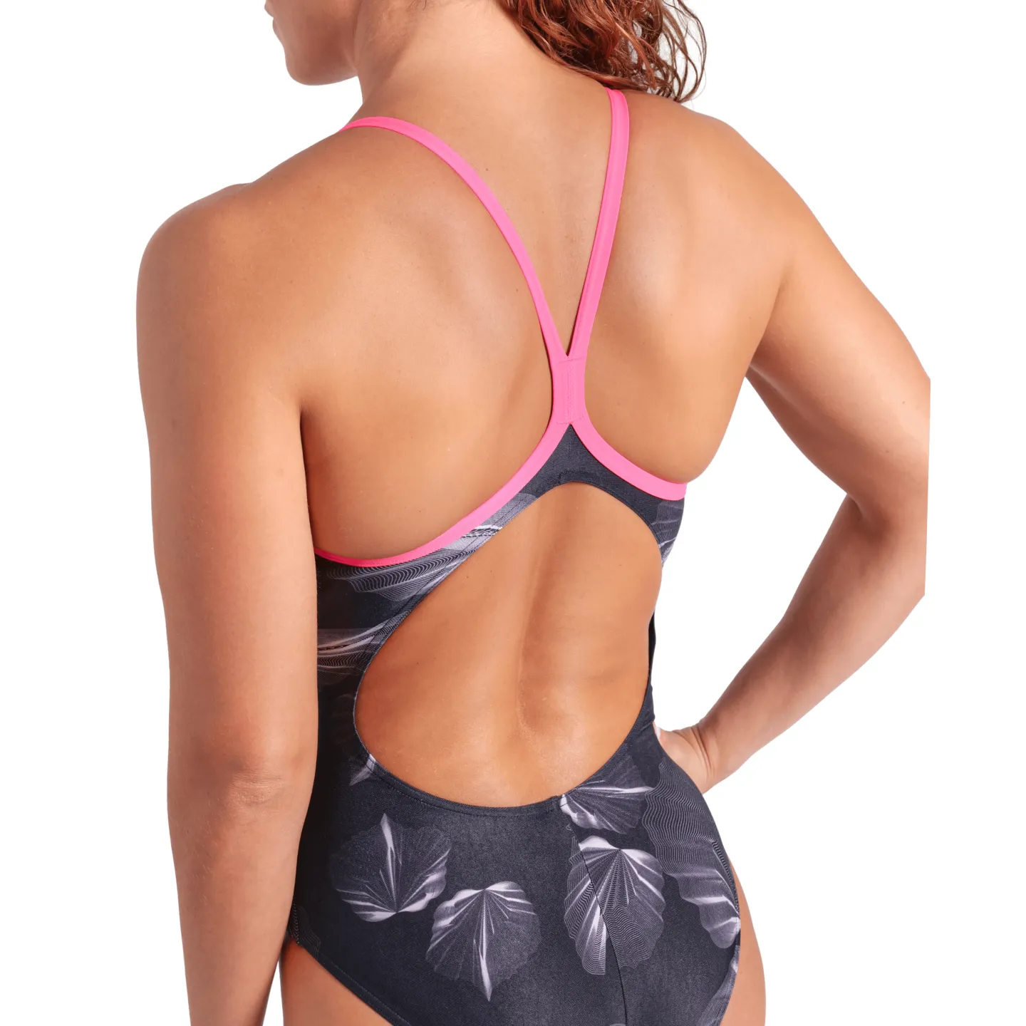 WOMEN'S ARENA FROZEN LEAVE SWIMSUIT LIGH