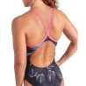 WOMEN'S ARENA FROZEN LEAVE SWIMSUIT LIGH