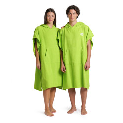 ARENA COTTON PONCHO ARTIC LIME-WHITE