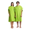 ARENA COTTON PONCHO ARTIC LIME-WHITE