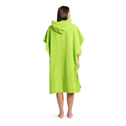 ARENA COTTON PONCHO ARTIC LIME-WHITE