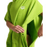 ARENA COTTON PONCHO ARTIC LIME-WHITE