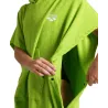 ARENA COTTON PONCHO ARTIC LIME-WHITE
