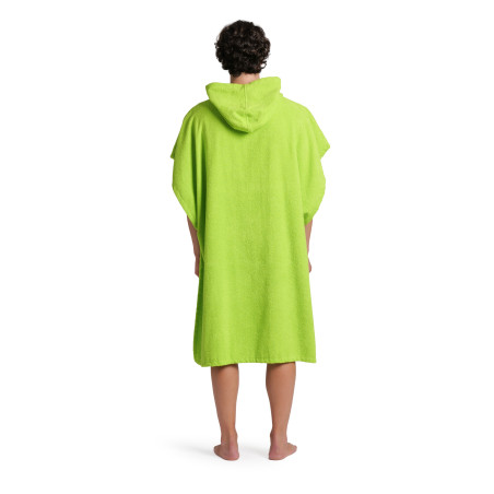 ARENA COTTON PONCHO ARTIC LIME-WHITE