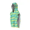 ARENA KIDS TERRY PONCHO ARTIC LIME MULTI