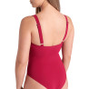 WOMEN'S ARENA SWIMSUIT LARA SOFT CURVE B RED ONION