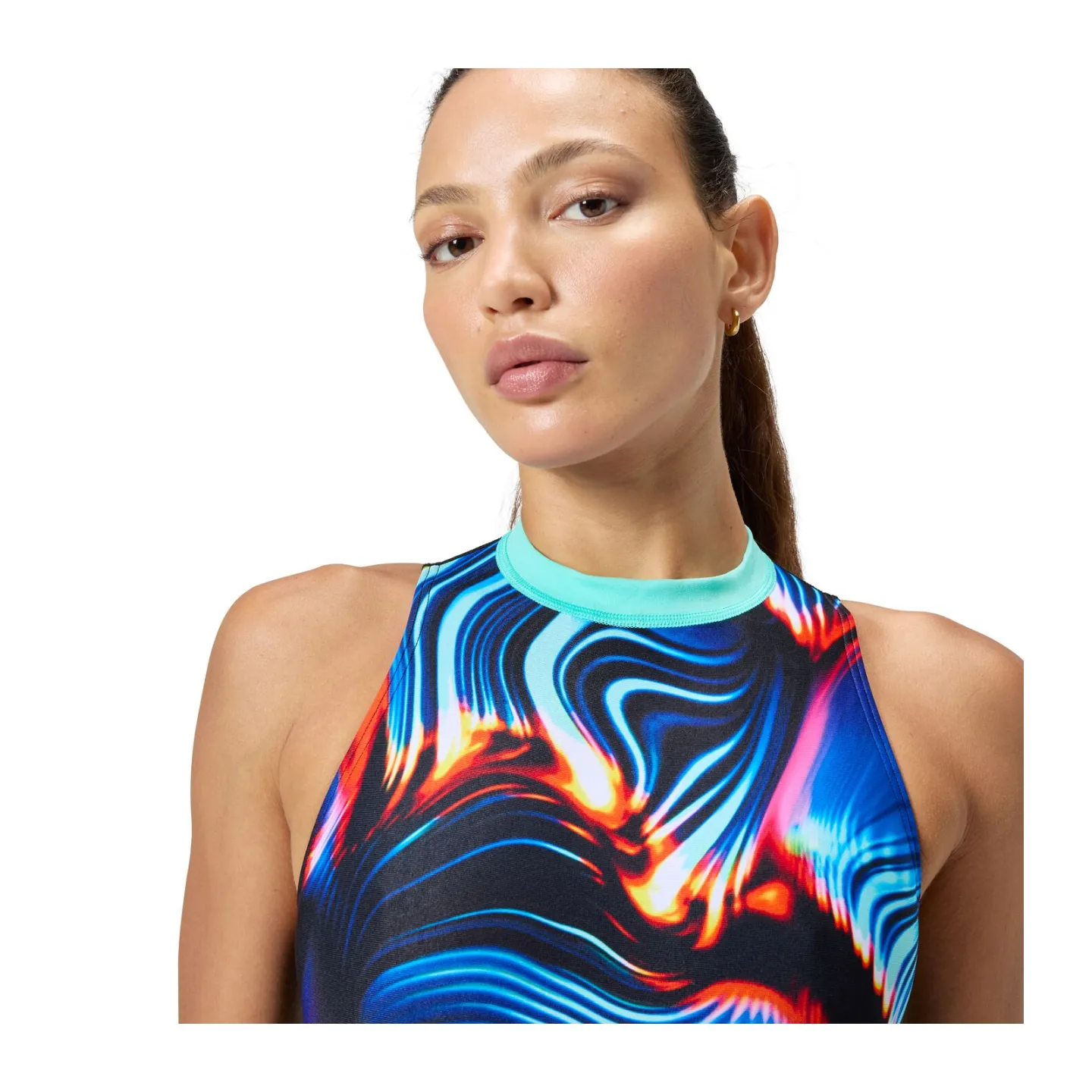 ECO+ PRINTED HYDRASUIT BLA/BLU