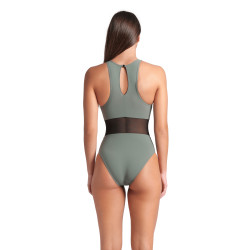 WOMEN'S ARENA MESH PANELS SWIMSUIT VENT