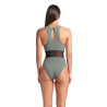 WOMEN'S ARENA MESH PANELS SWIMSUIT VENT