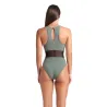WOMEN'S ARENA MESH PANELS SWIMSUIT VENT
