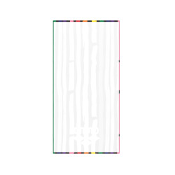 ARENA PAINTERS TOWEL BLACK MULTI