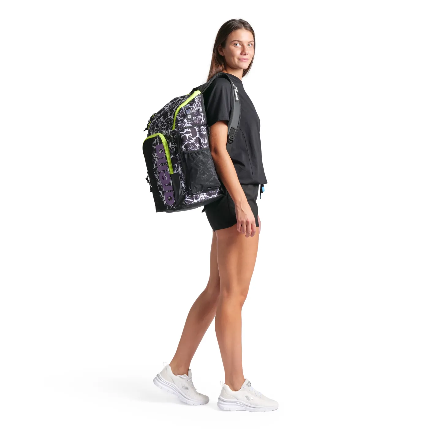 Sac à Dos 45L Arena SPIKY III BACKPACK 45 ALLOVER BLACK-WHIT