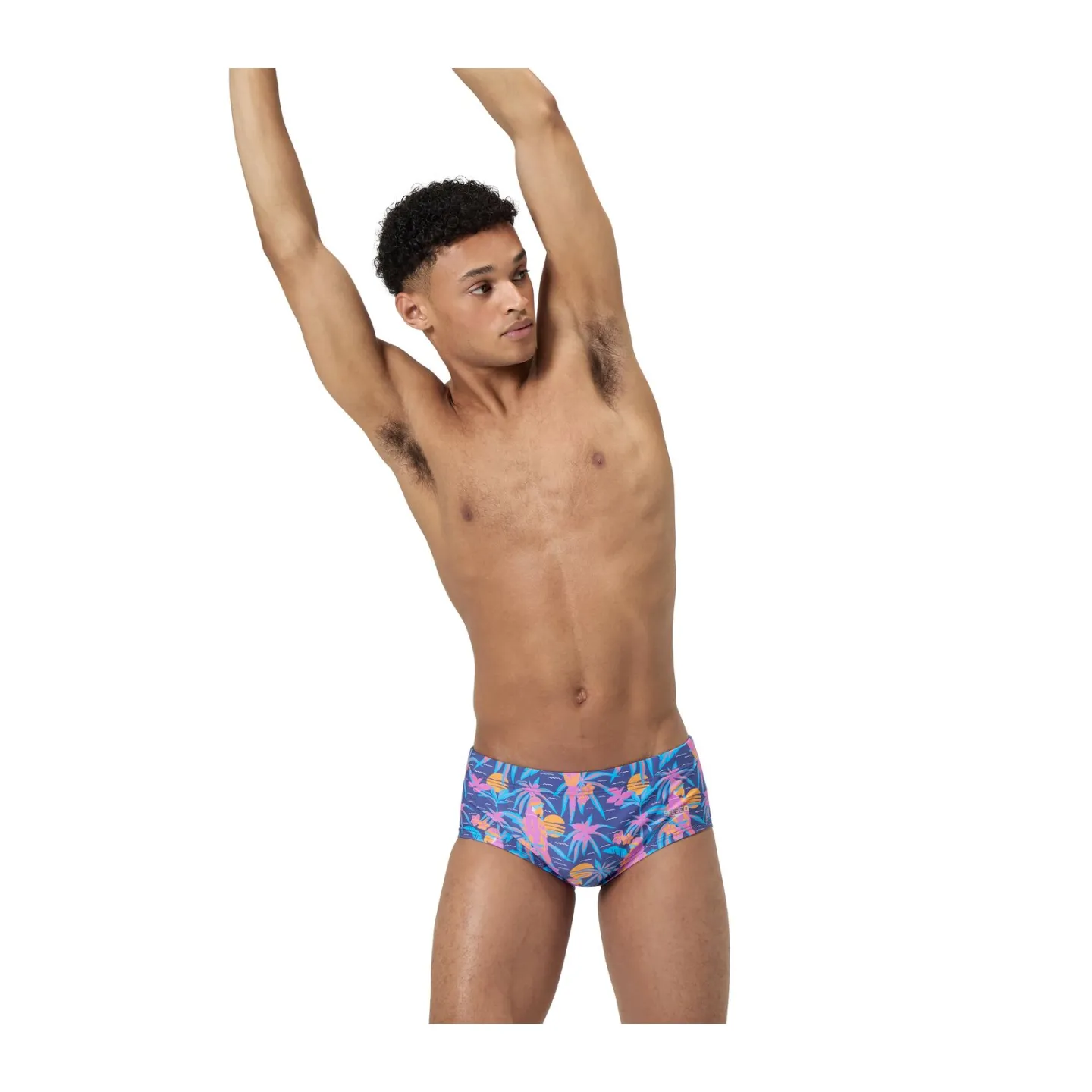 MAILLOT DE BAIN SPEEDO HOMME ECO+ 13.5CM CL TRAIN ALLOV BR BLU/PUR