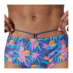 MAILLOT DE BAIN SPEEDO HOMME ECO+ 13.5CM CL TRAIN ALLOV BR BLU/PUR