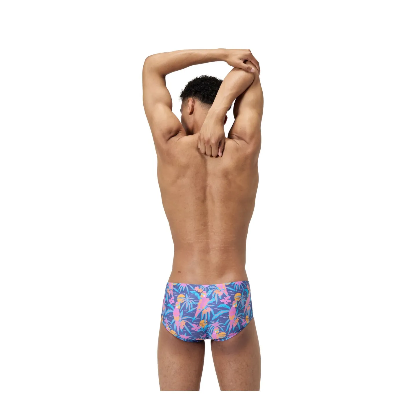 MAILLOT DE BAIN SPEEDO HOMME ECO+ 13.5CM CL TRAIN ALLOV BR BLU/PUR