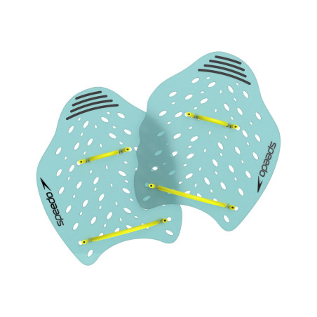 Plaquettes de natation Speedo - POWER PLUS PADDLE BLU