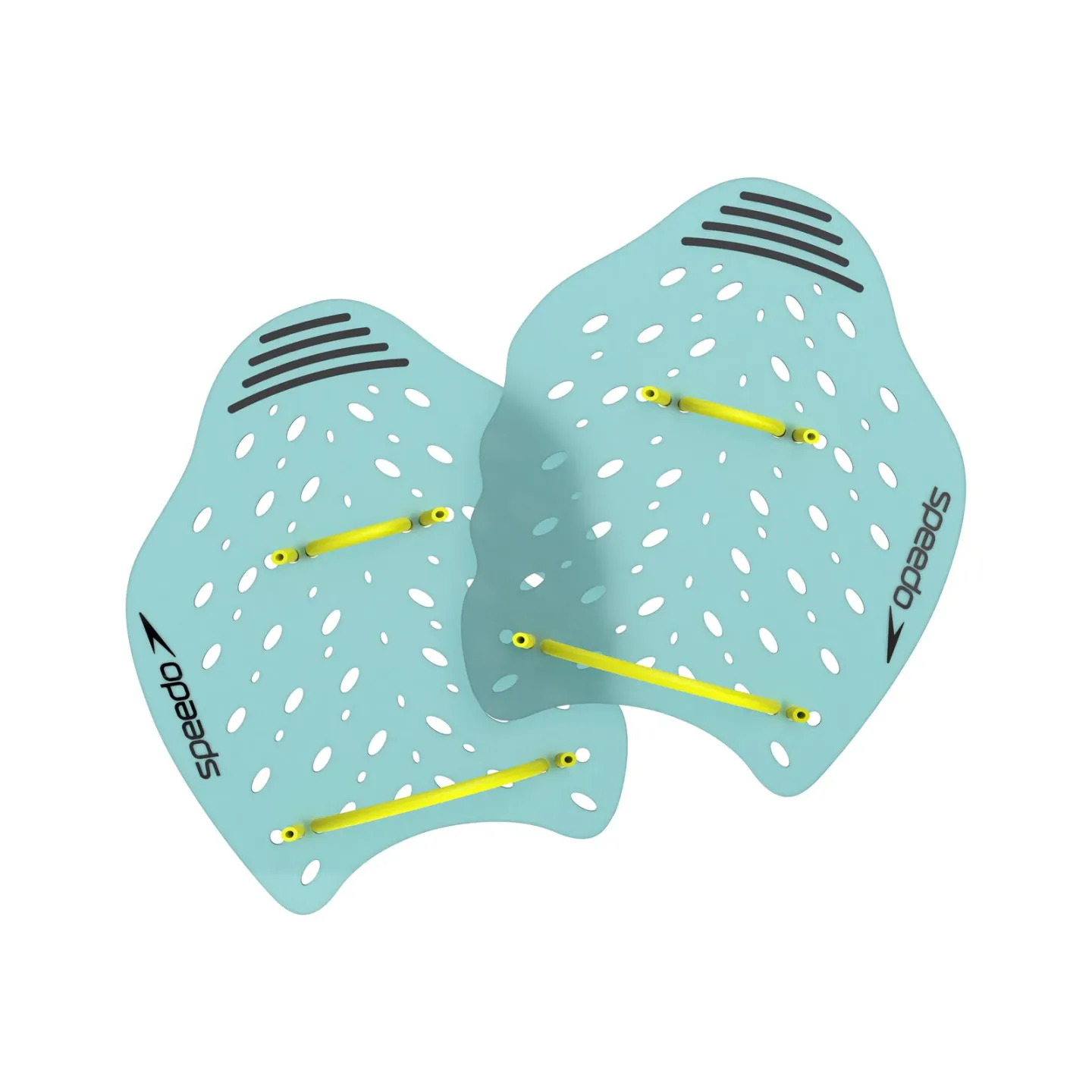 Plaquettes de natation Speedo - POWER PLUS PADDLE BLU